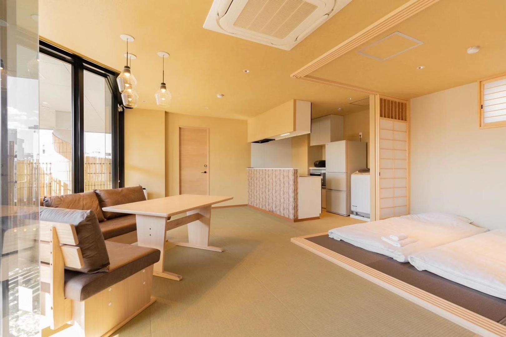 東瀛stays 6階 ゆったり庭付きワンフロア部屋 Osaka Exteriör bild